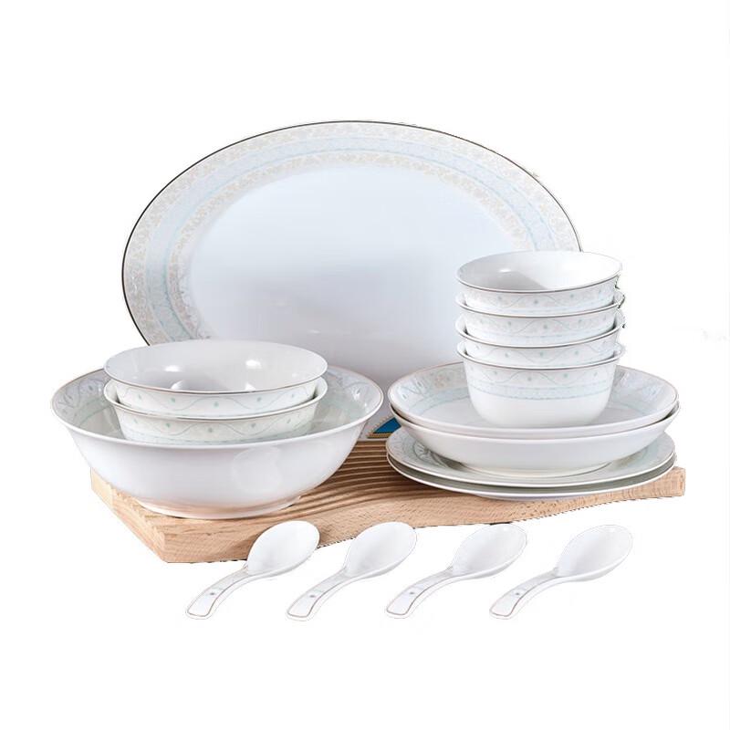 Corelle Brands Persian Elegance 16-Piece Ceramic Dinnerware Set