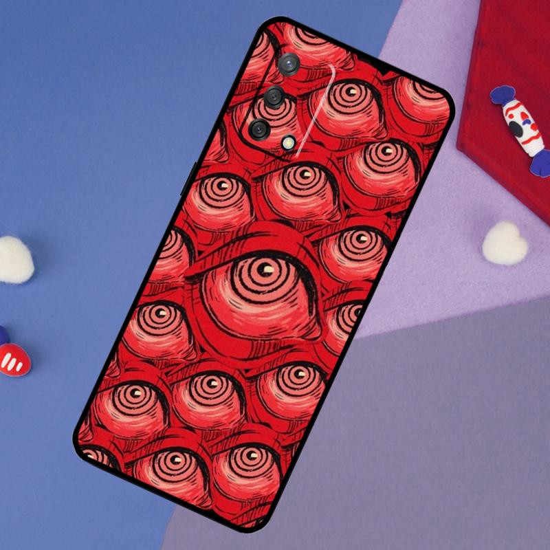 Scary Face Eyes Case For OPPO A98 A78 A58 A18 A96 A76 A16 A15 A17 A77 A5 A9 A74 A94 A52 A72 A53S A54S A57S