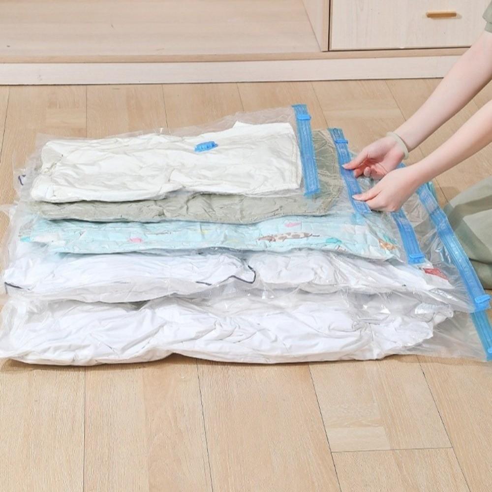 Transparent Vacuum Storage Bag Thickened Down Jacket Storage Bag Space Saver Bag Moving House