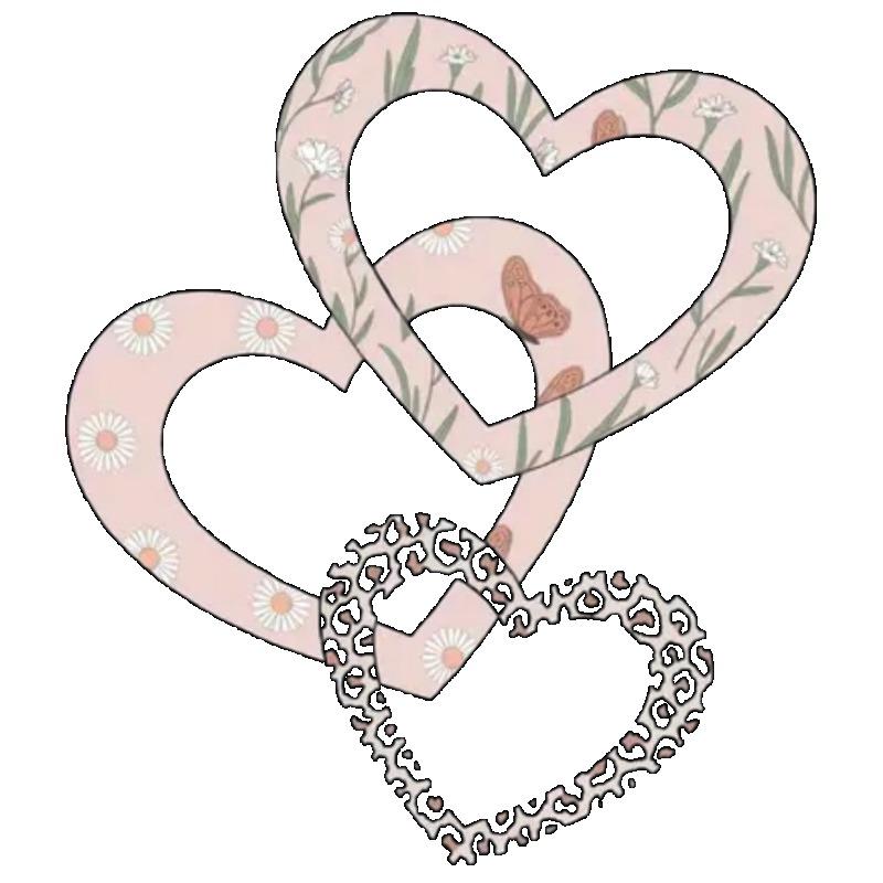 Oversized T Shirt Black Heart Pattern Graphic Print Casual Wear for Women Summer Fashion Street Style Top