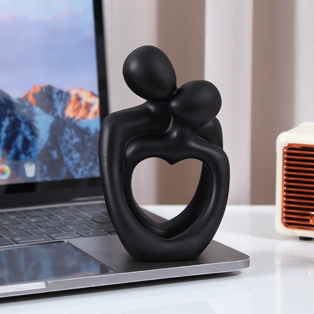 Funny Couple Embracing Sculpture Resin Home Ornaments Abstract Sculpture Ornaments  Home Decor