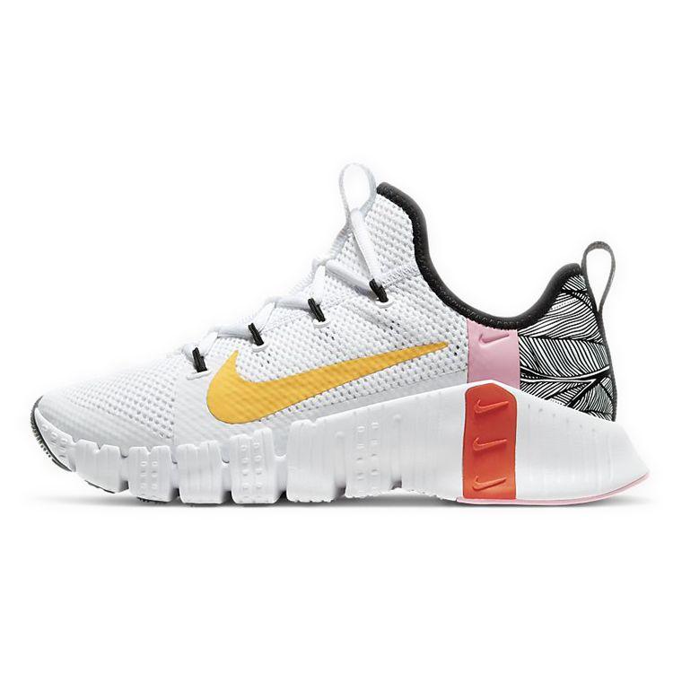 

Женские кроссовки Nike Free Metcon 3 White Team Orange Black Laser-Orange CJ6314-181