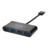 Concentrateur (hub) - KENSINGTON - UH4000 - 4 Ports - USB - Externe