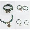 Handmade Leaf Charm Bracelet Life Tree Bangles Jewelry Gift for Women and Man