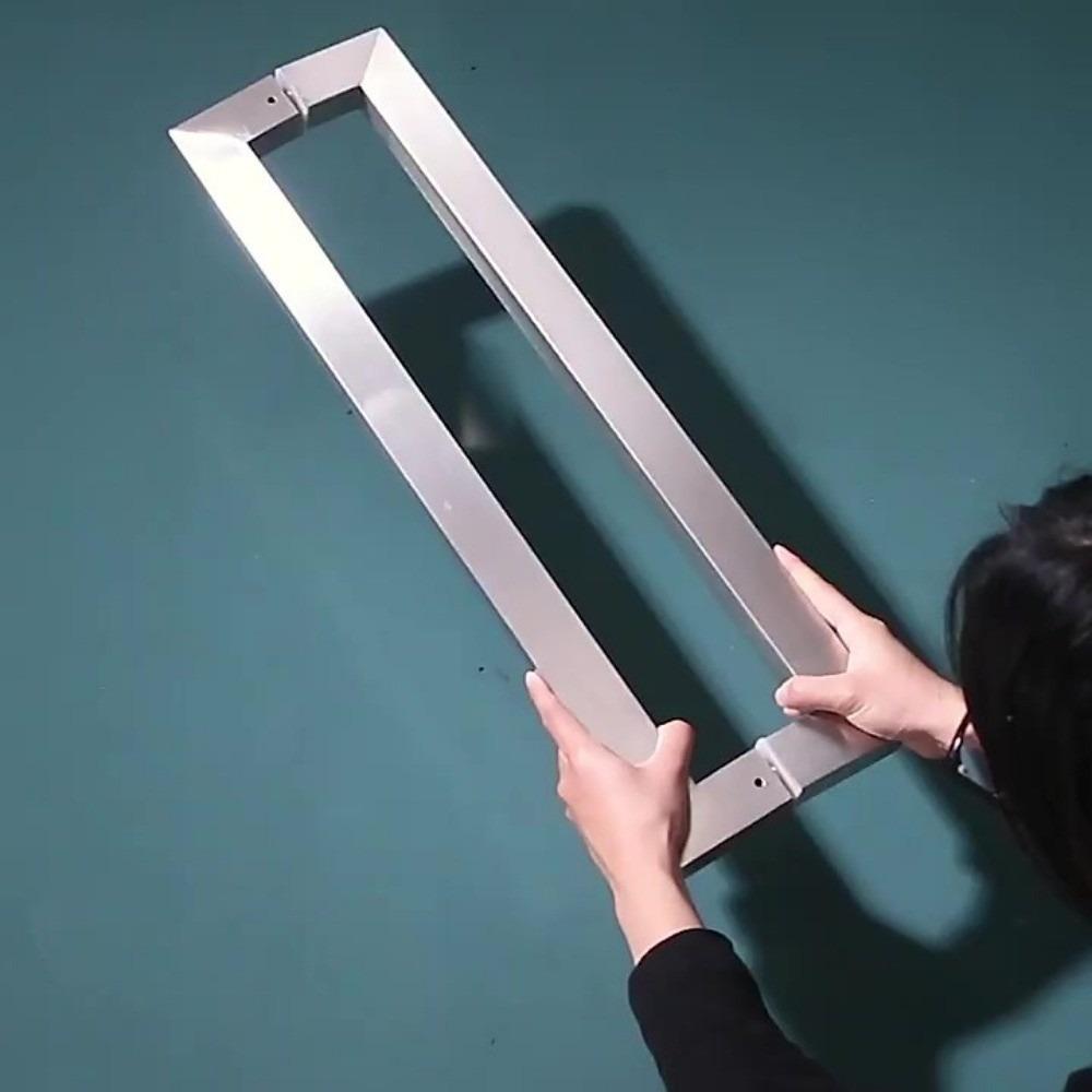 Rectangular Pipe Door Handle 60 Cm Length Glass Door Handle Wooden Door Metal Door