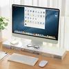 Transparent Computer Monitor Stand Riser Bracket With Storage Drawer PC Screen Holder Laptop Desktop Organizer For Charger Mouse