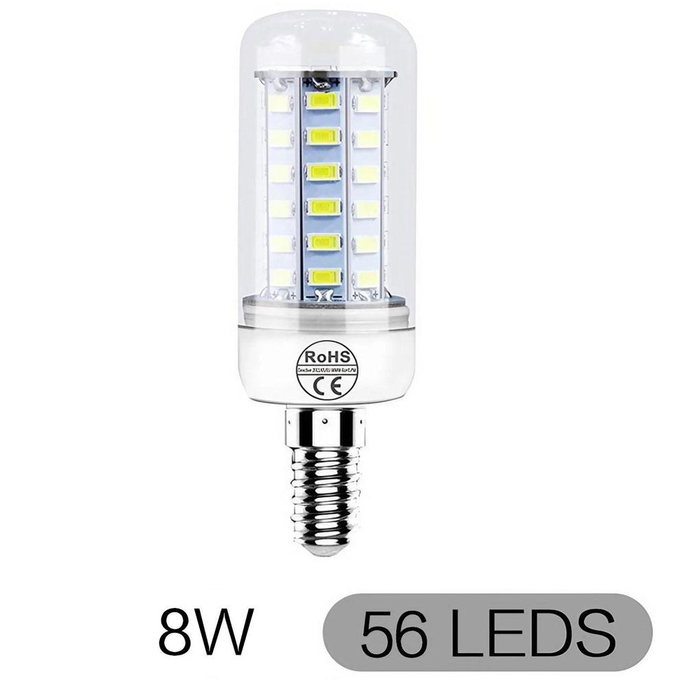 E27E14 LED Corn Bulb 3W12W 24LEDs SMD5730 Chandelier Light 200240V Bedroom Kitchen Home Decor Lighting