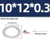 304 Stainless Steel Ultra-Thin Flat Washers - Available in Thickness: 0.1mm, 0.2mm, 0.3mm, 0.5mm