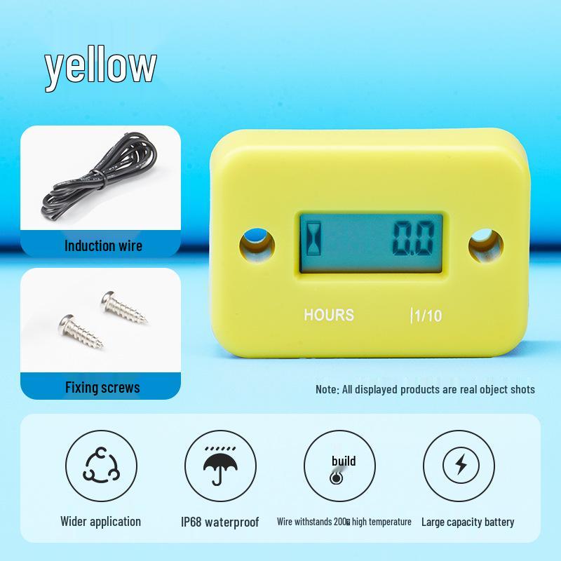 Motorcycle, Chainsaw, Lawnmower, ATV, Go-Kart Engine Hour Meter & Timer