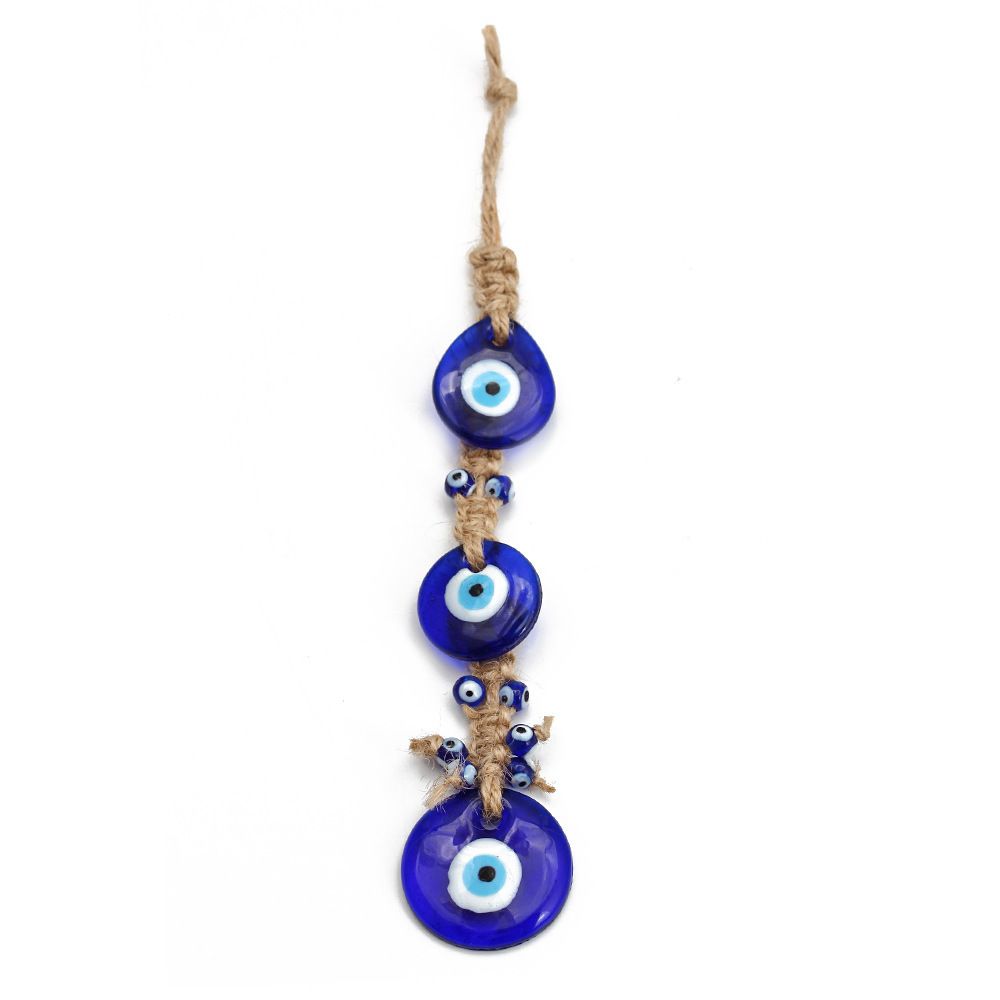 Eye Bead Handmade Crafts Evil Eye Pendant Wall Hanging Evil Eye Beads Keychain Evil Eye Keyring