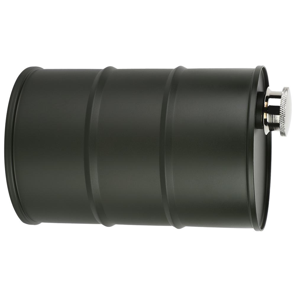 700ml Portable Stainless Steel Beer Barrel Wine Liquor Hip Flask with Sealing Lid(Black)