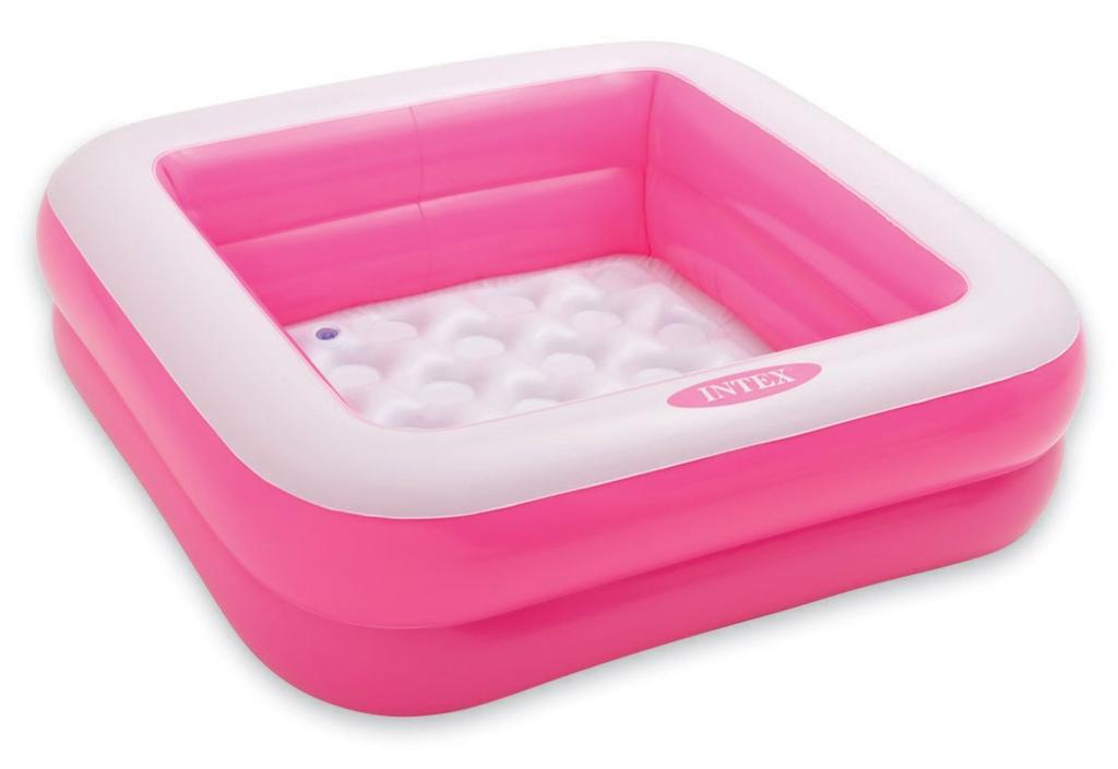 intex Bazén Hrací box Bazén Růžový 57100 85 x 85 x 23 cm