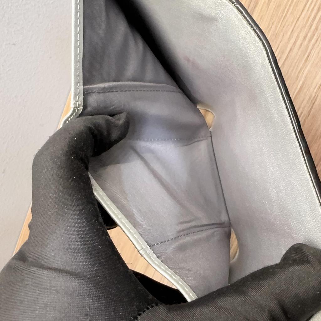 [Gebraucht] Grauer beschichteter Canvas Kleiner Kartenhalter - Sehr gut #1NE7PXS