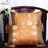 Chinese Classical Style Tassels Cushion Cover Luxury Patchwork Red Yellow Waist Pillowcase Home Sofa Decor Throw Pillow Cover