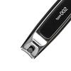 KAI Nail Clipper Type002 M Black, Curved Blade, Made In Japan, KE0129