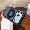 Magnetic Foldable Stand Case for iPhone 17 Pro Max, Apple 16 & 15 Pro - Frosted Full Coverage