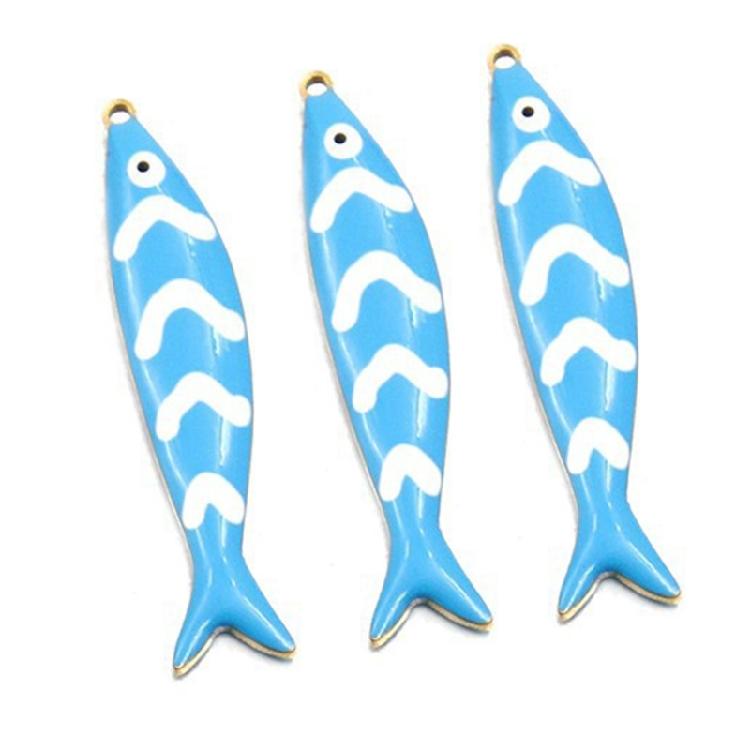 Two Sided Enamel Drop Necklace Pendant 5 Vibranting Color Addition Sturdy Stainless Steel Jewelry