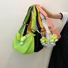 Chic Korean Nylon Crossbody Bag Stylish Small Shoulder Bag For Girls Trendy Design