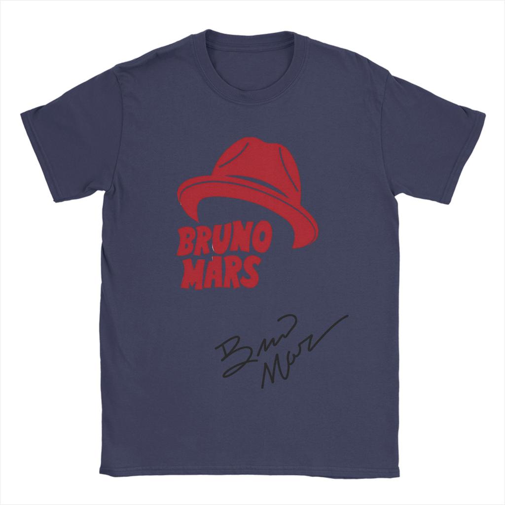 Bruno Mars The Romantic Tour 2026 100 Cotton TShirt For Men Summer Vintage TShirts ONeck Hippie Tees Oversized Wholesale Tops
