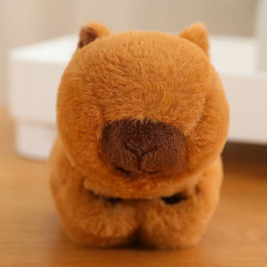 20cm Simulation New Capibala Wristband Stuffed Plush Toy Cartoon Anime Cute Pillow Cushion Children's Birthday Gift Fun Doll