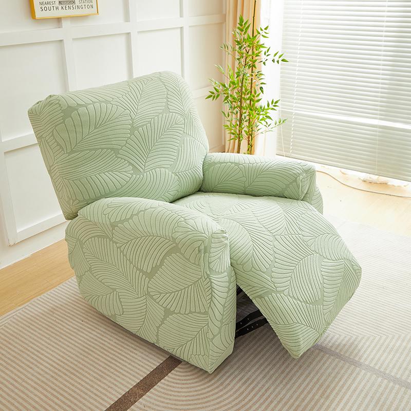 Stretch Jacquard Plush Recliner Slipcovers Sofa Cover Chair Protector Furniture Cover for Rocking Recliner 1-seater