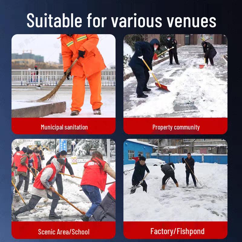 Compact High-Power Gasoline Snow Sweeper - Self-Propelled for Schools & Environmental Sanitation.