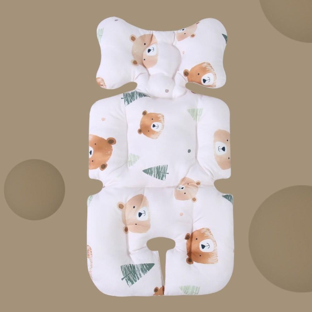 Cartoon Pattern Stroller Seat Cushion Cotton Stroller Accessories High Chair Liner Pad Going Out