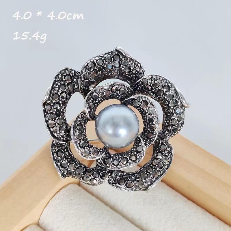 Broches à nœud pour femmes, bijoux de mariée, épingles à fleurs, cadeaux de fête, accessoire Hijab