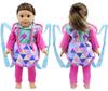 Baby Doll Carrier Doll Backpack Carrier for 18"/43cm Doll Girls Doll Accessory Adjustable Straps for Reborn Baby Dolls