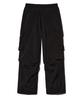 BROWNBREATH W Tag Cargo Pants - Black