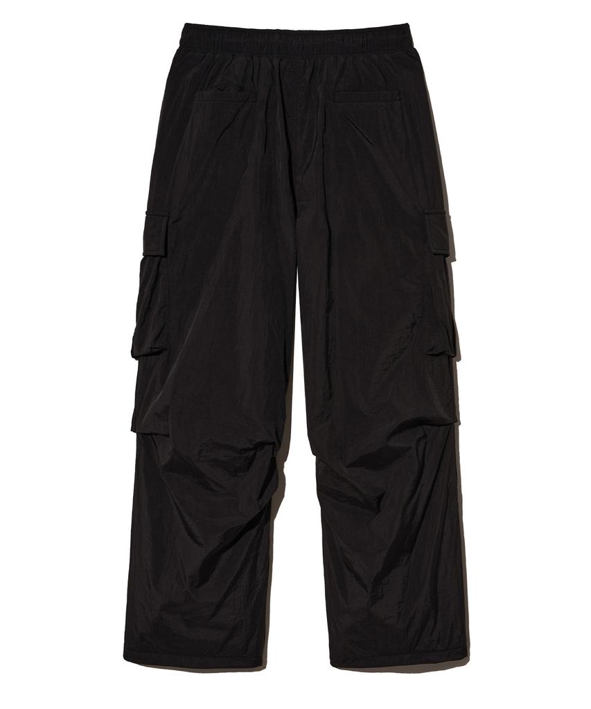 BROWNBREATH W Tag Cargo Pants - Black