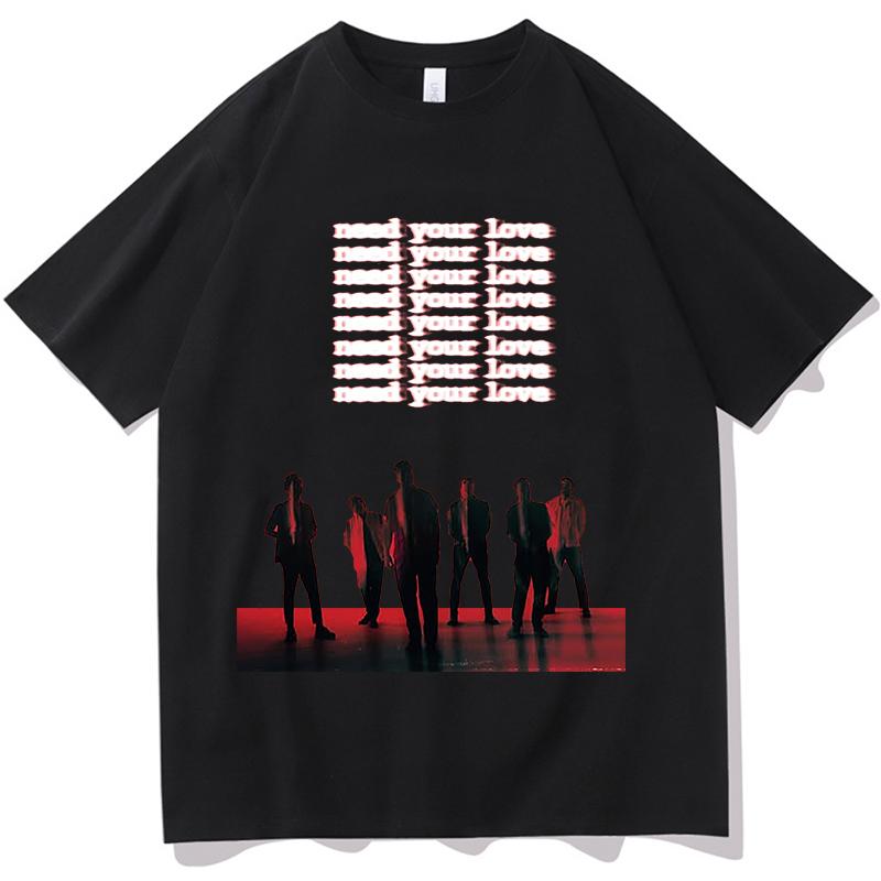 OneRepublic Need Your Love T-Shirt Reine Baumwolle T-Shirts Design Locker Unisex Streetwear Weibliche Ästhetik Harajuku Kleidung Streetwear