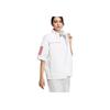 Adidas Striped Sports Short Sleeve Jacket Women Outerwear White HS4377