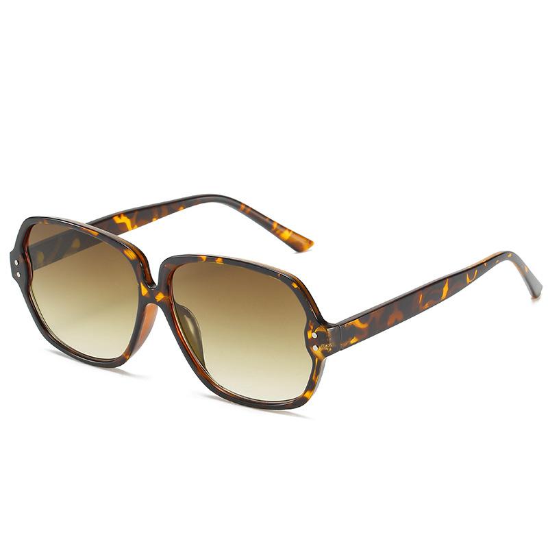 2020 Sunglasses, Personalized Rice Nail Versatile Glasses, Square Black Sunglasses For Women