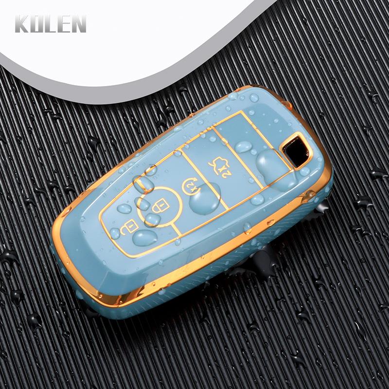 TPU Car Remote Key Case Cover Shell Fob For Ford Mondeo Fusion Mustang Explorer Focus F150 F250 F350 Escape Lincoln Accessories