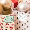 Candy Tag Self Adhesive Sealing Merry Christmas Xmas Ornament Package Label Gift Paper Sticker