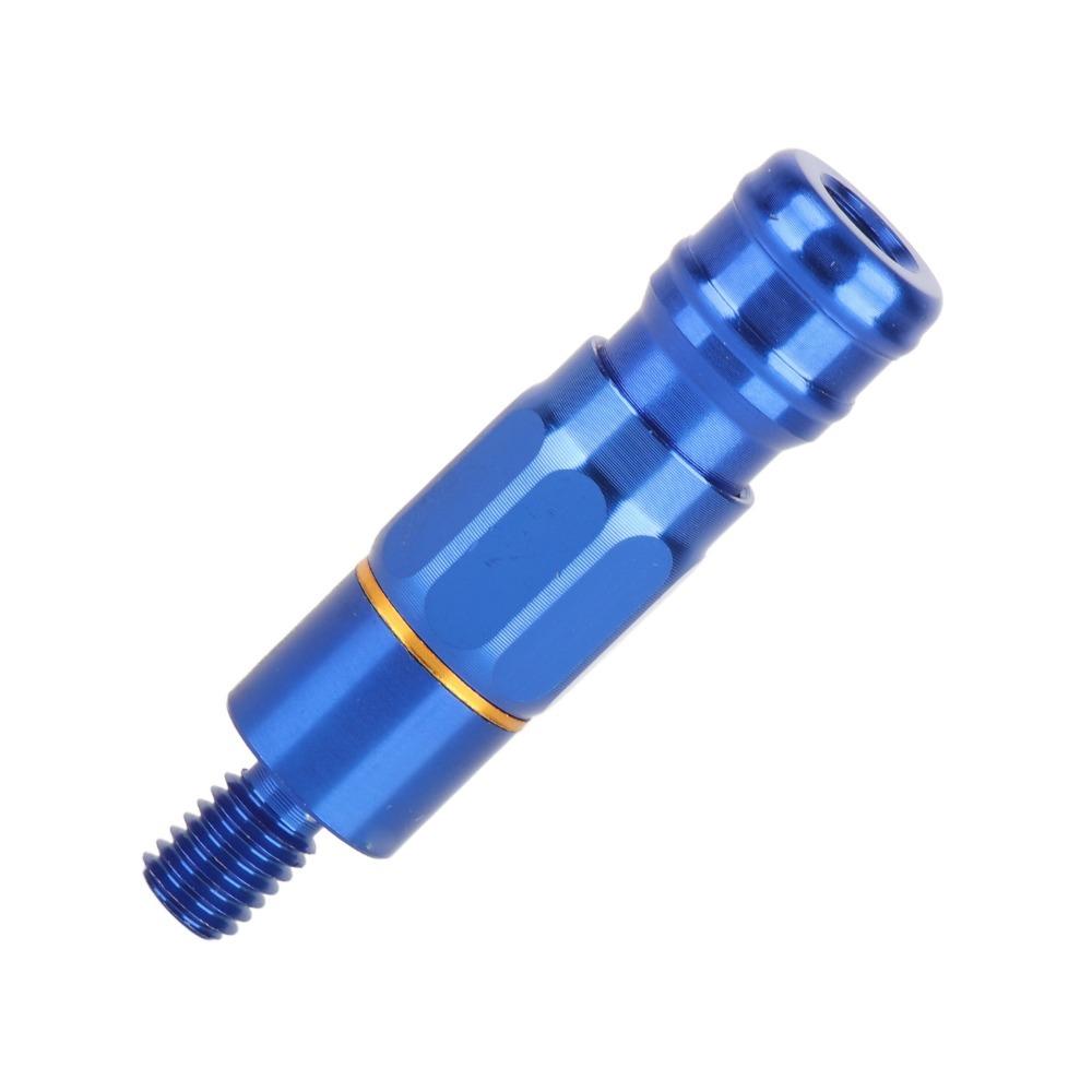 2PCS Aluminum Alloy Fishing Rod Connector One-Piece Landing Net Connector Carp Fishing