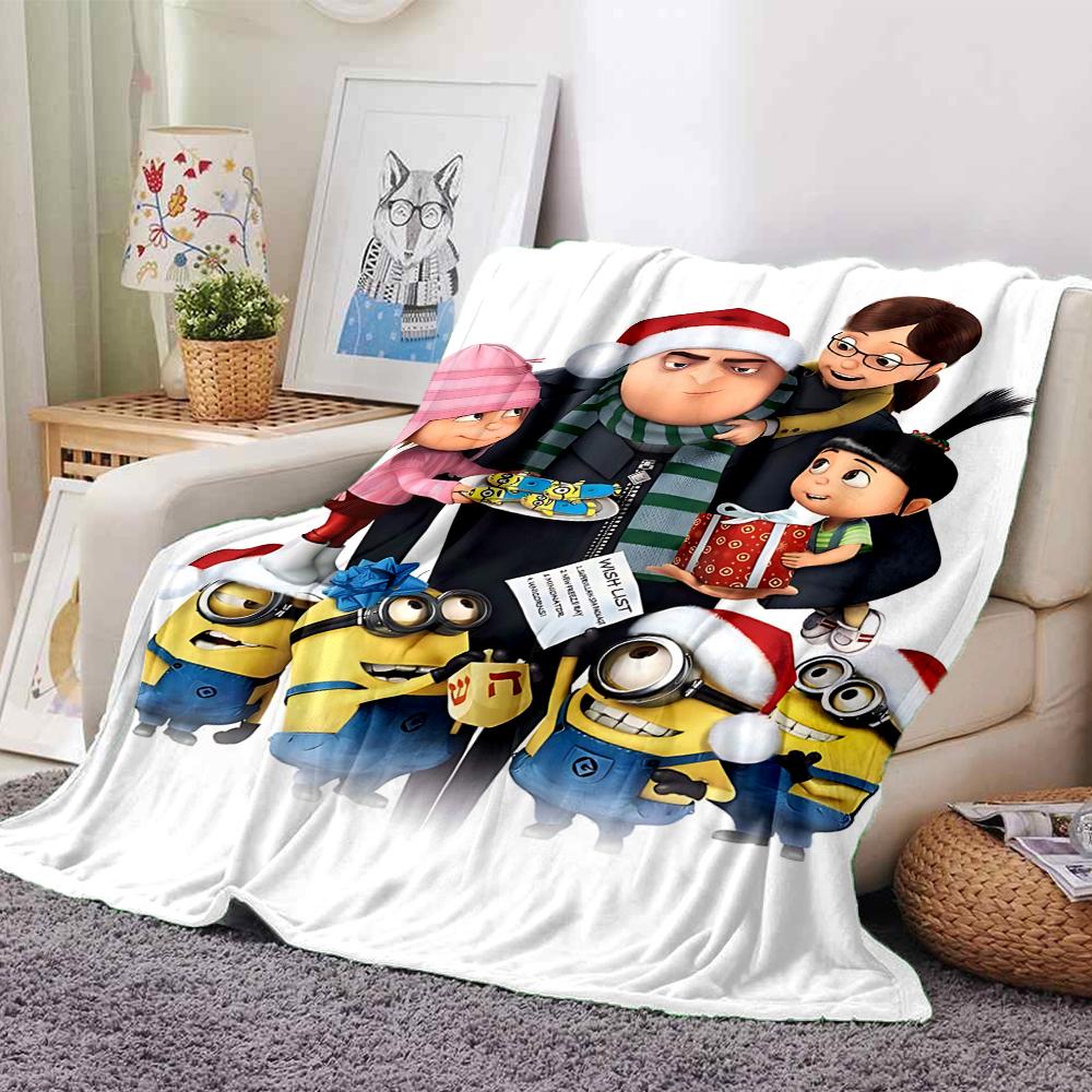 1Pc Winter Snowman Adventure Blanket Soft Throw Blanket For Home Bedroom Bed Sofa Travel Office Solid Christmas Blanket