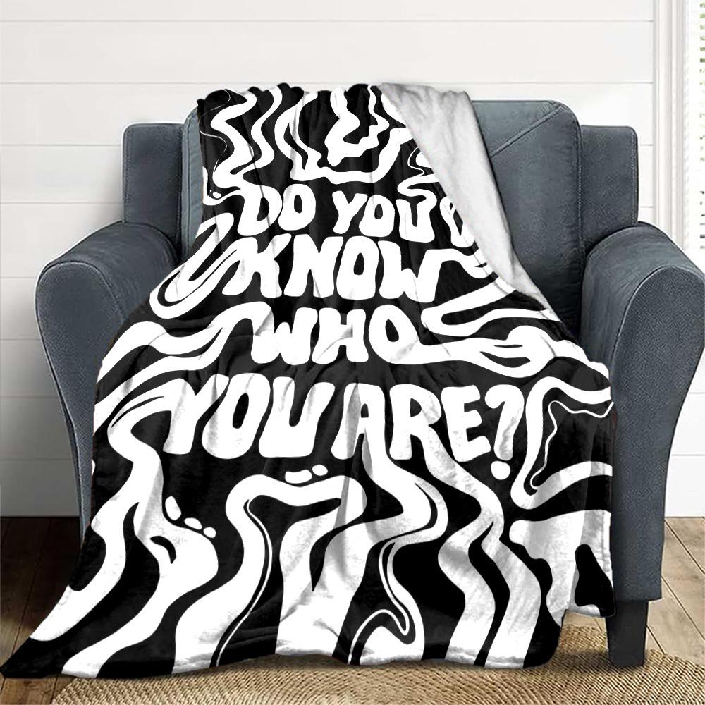 1pc Identity Exploration Blanket Warm,Perfect for Camping And Travel, Making It a Great Gift for Any Season Yy250904197