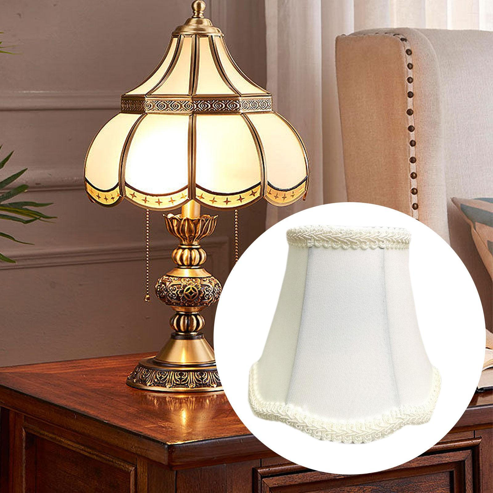 

Абажур Люстра Абажур Ткань Деревенский Декор White