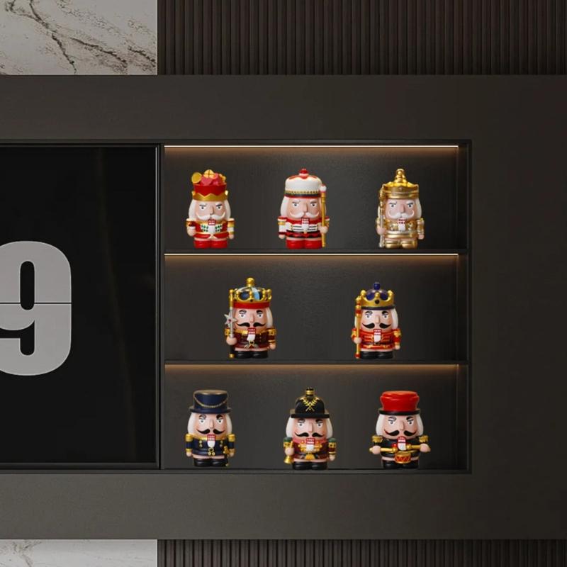 Harze Nussknacker Figur Spardosen Harze Weihnachtsdekoration und Praktisches Geschenk für Kinder