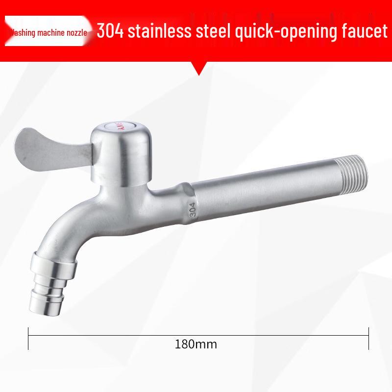 miflame 304 Stainless Steel Multi-Purpose Bathroom Faucet DN15 (4-Point)