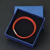 Simple Style Rope Bracelet Unisex Stainless Steel Braslet Lucky Red Braclet Gift For Lovers Fabric Brazalete Pulsera Joias