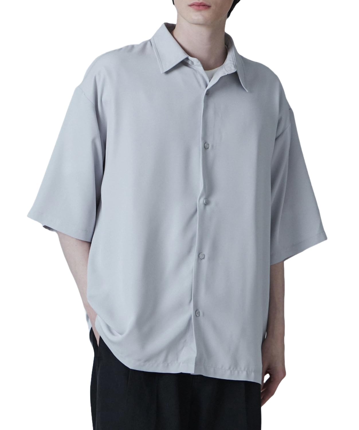 

WEGO Плотная Большая Футболка с Коротким Рукавом Свободная Плюс Однотонная Повседневная Классическая Светло-Серая Мужская Рубашка, Топ, Весна/Лето, Посадка, Размеры, Цвет, Простая, Носить, Повседневная,