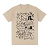 Cute Cat Vintage Tshirt Harajuku Clothing Streetwear Cotton Unisex T Shirt New Tee Tshirt Unisex Tops