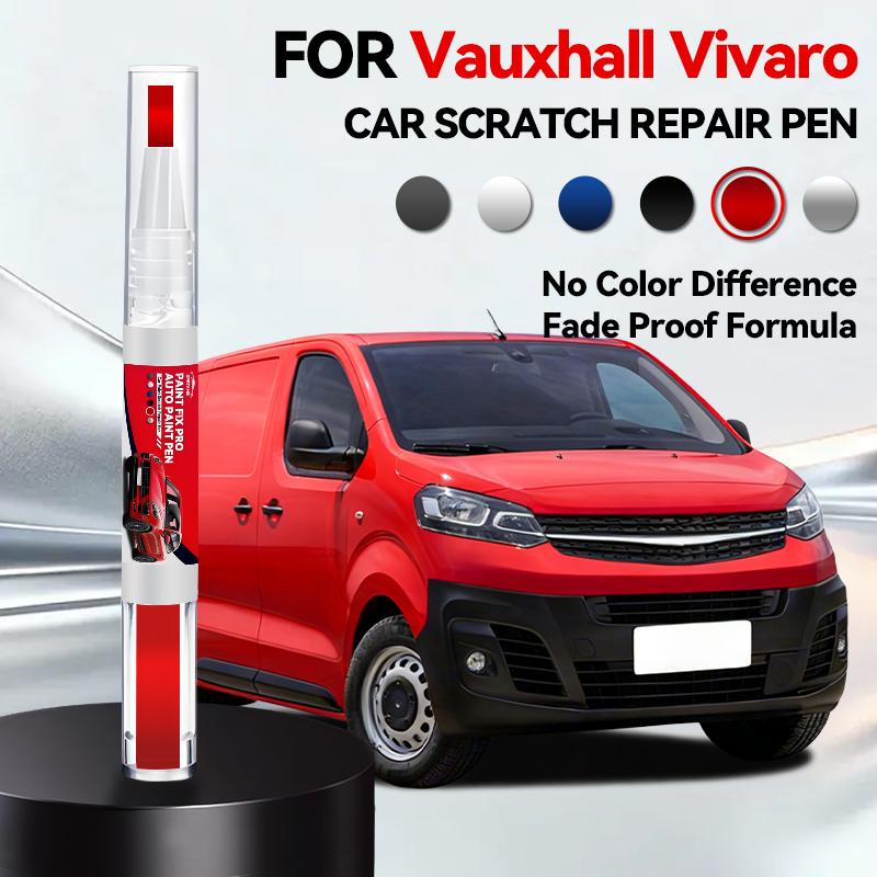 OPRTAMG Hot Purpose Vehicle Quartz Silver Carbon Black Arctic White Red For Vauxhall Vivaro Paint Repair Pen Touch Up Scratch Re