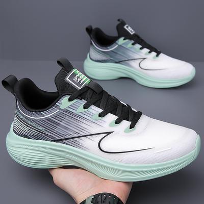 Men's Shoes 2024 New Summer Mesh Breathable Running Shoes Men's Lightweight Soft-soled Casual Sports Shoes