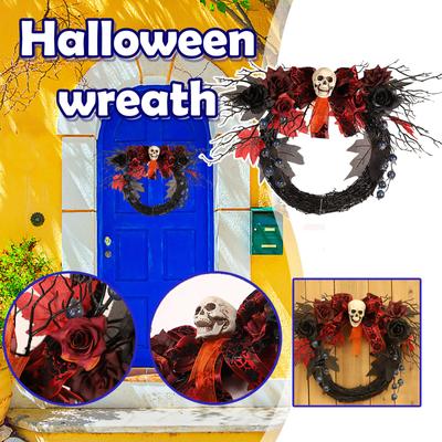 Halloween Wreath  Dead Branch  Festival Terror Decoration Pendant Wreath