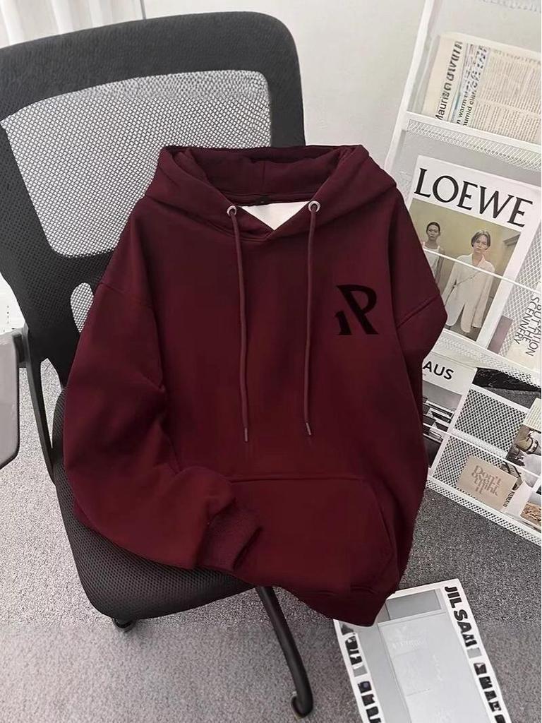 Men's Korean-Style Double-Layer Hooded Sweatshirt - Autumn New Arrival Casual Loose Fit Trendy Top for Couples