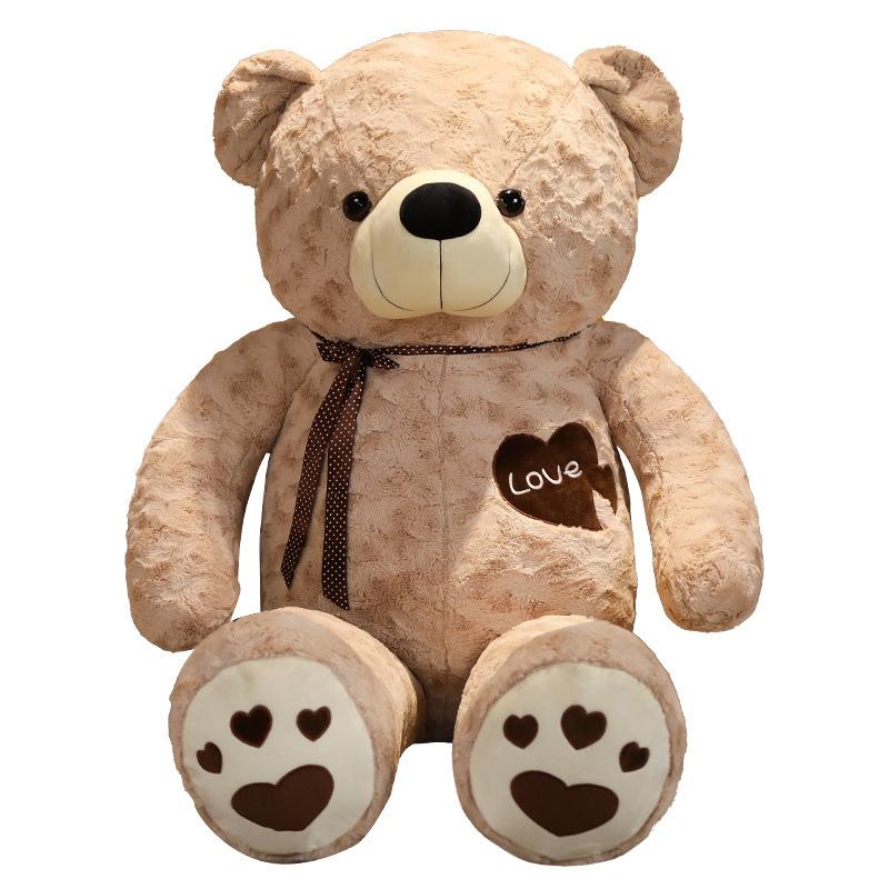 Large Love Bear Doll Plush Toy Hug Bear Doll Children Accompany Rag Doll Girl Birthday Gift